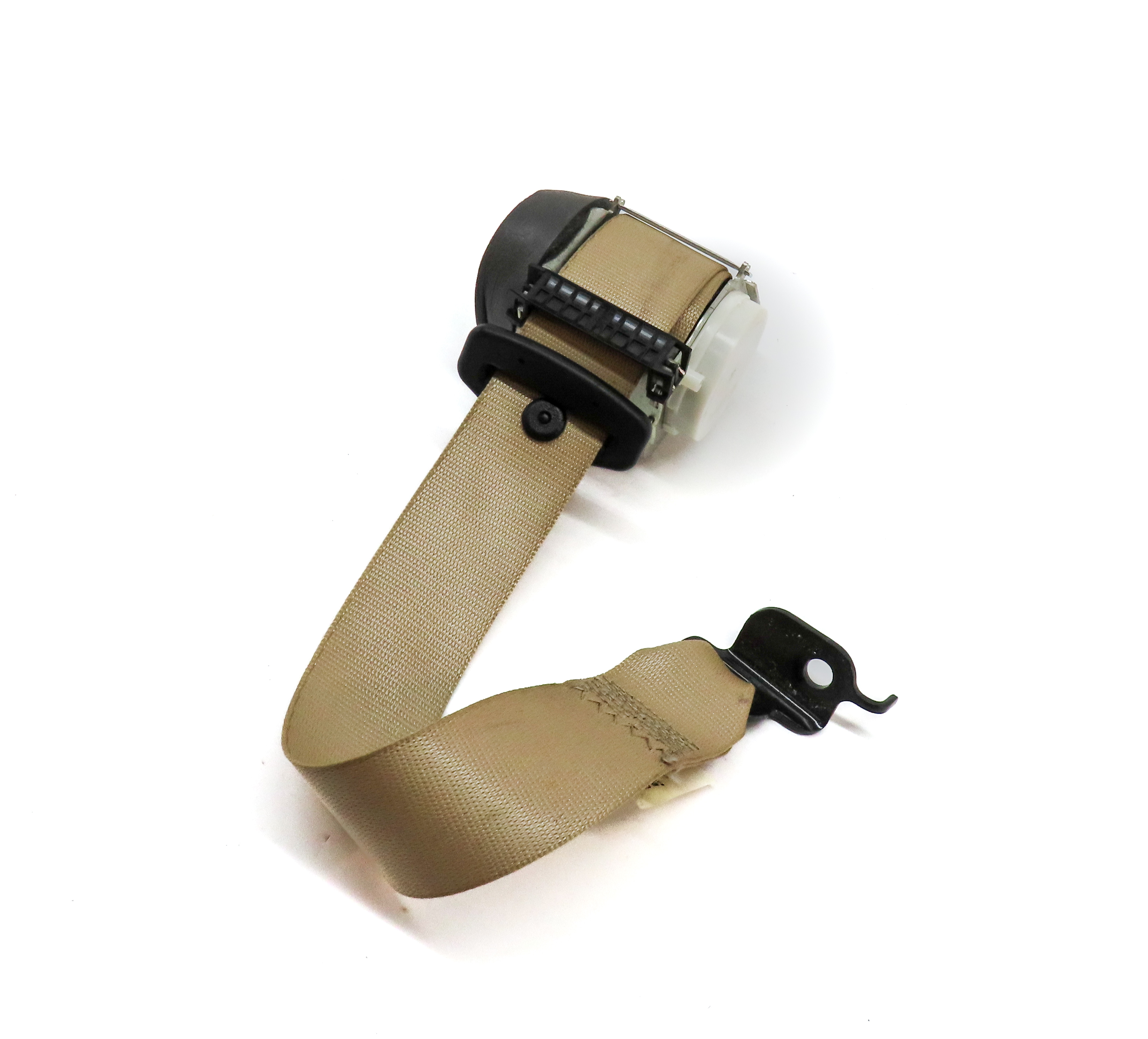 2015 BMW X3 (F25) REAR SEAT LEFT SEATBELT SEAT BELT RETRACTOR (Beige) — exact item pictured